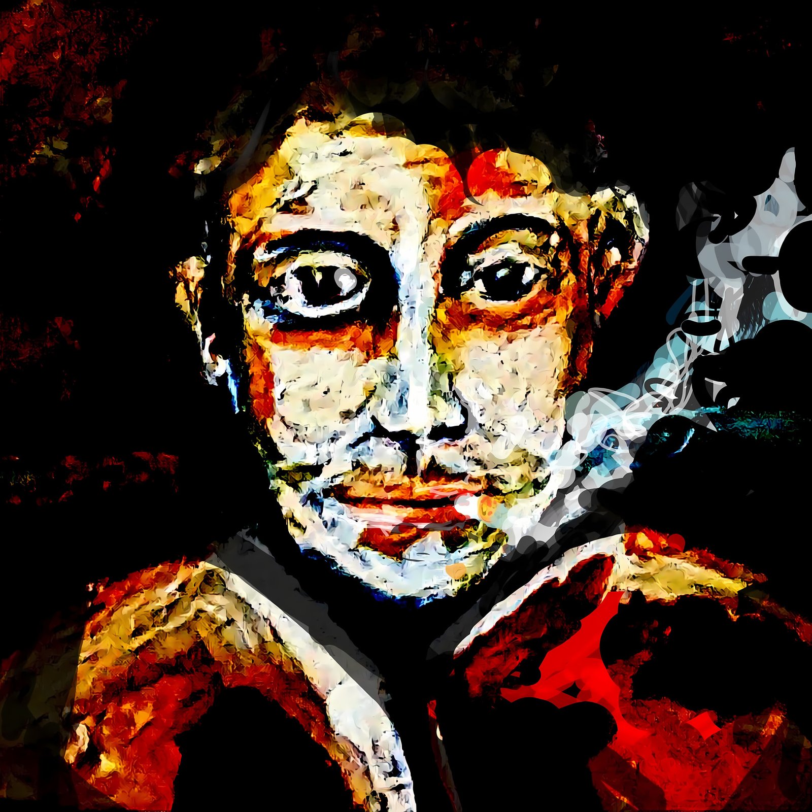 Young Artist Smoking